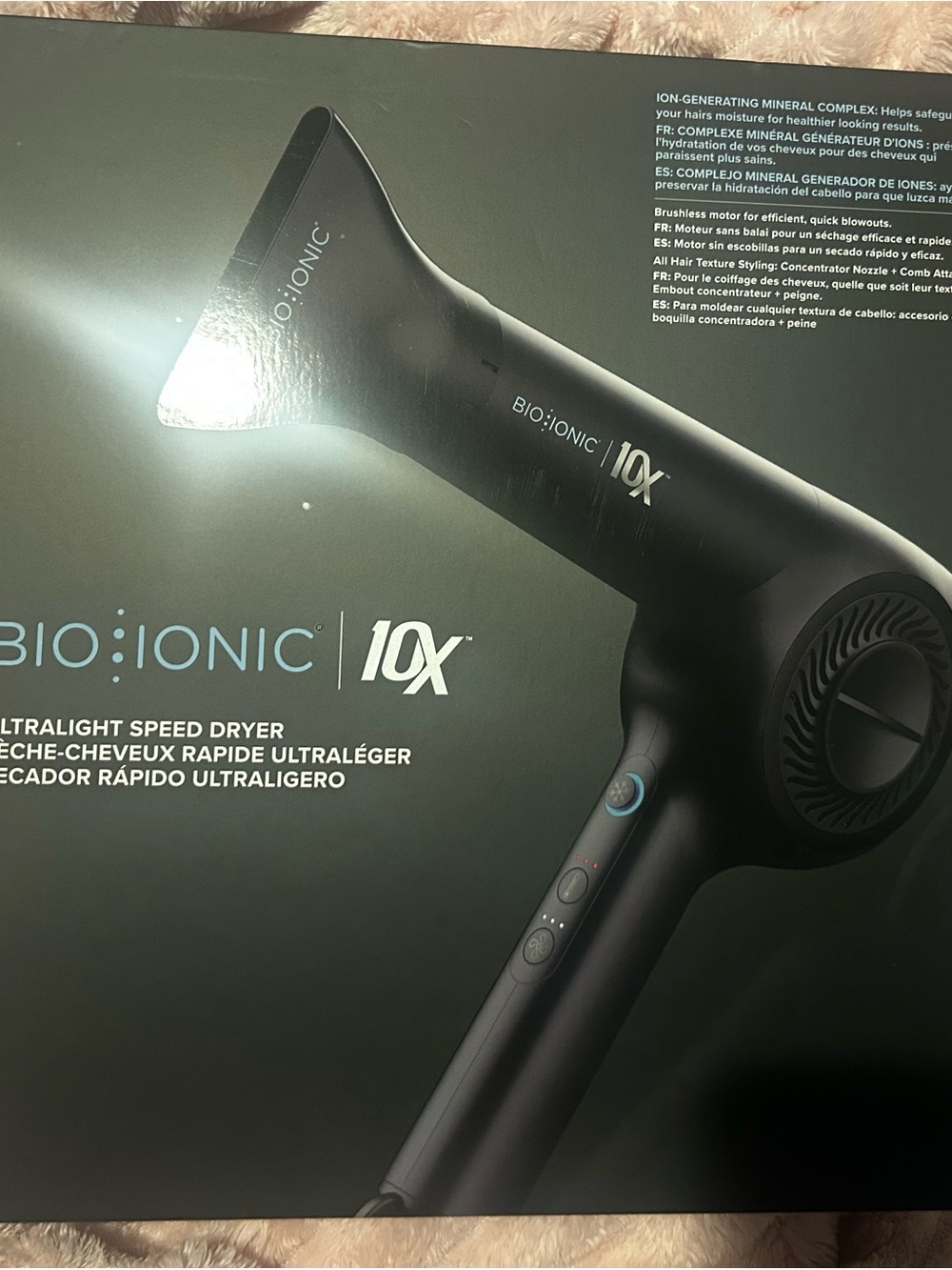Bio:Ionic 10X Ultralight Speed Dryer - Black